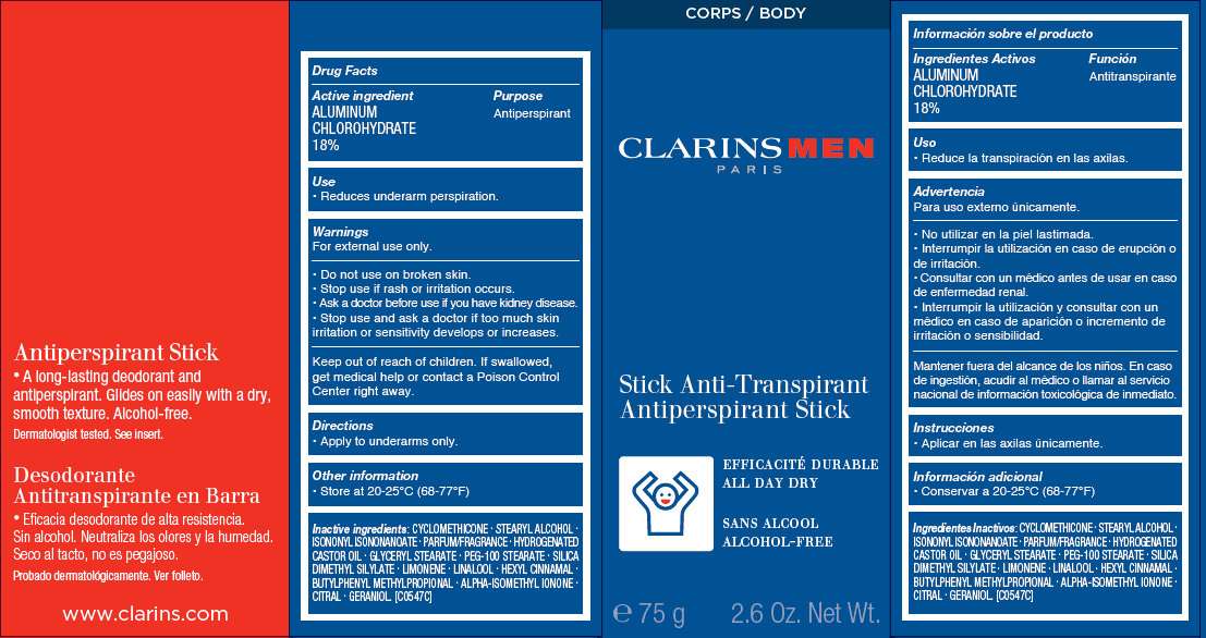 CLARINSMEN Antiperspirant ALL DAY DRY ALCOHOL-FREE