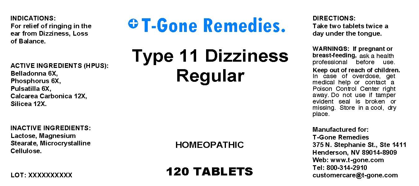 Type 11 Dizziness Regular