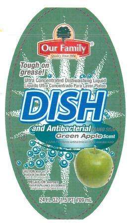 Our Family Dish and Antibacterial Green Apple Scent