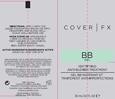 Cover Fx BB Gel Mattifying Anti-Blemish P Light-Med