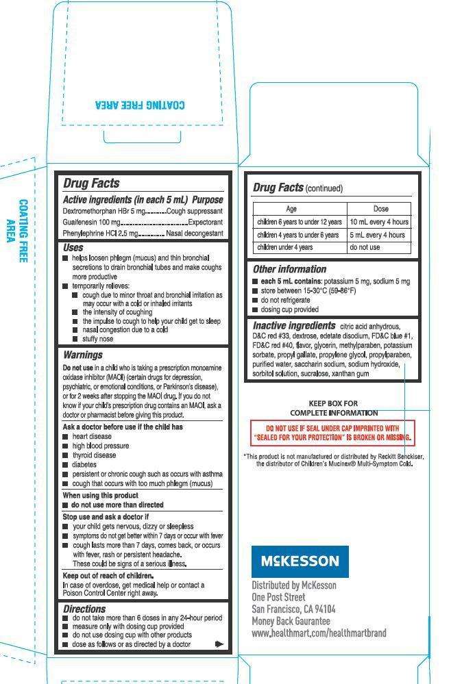 Childrens mucus relief multi-symptom cold