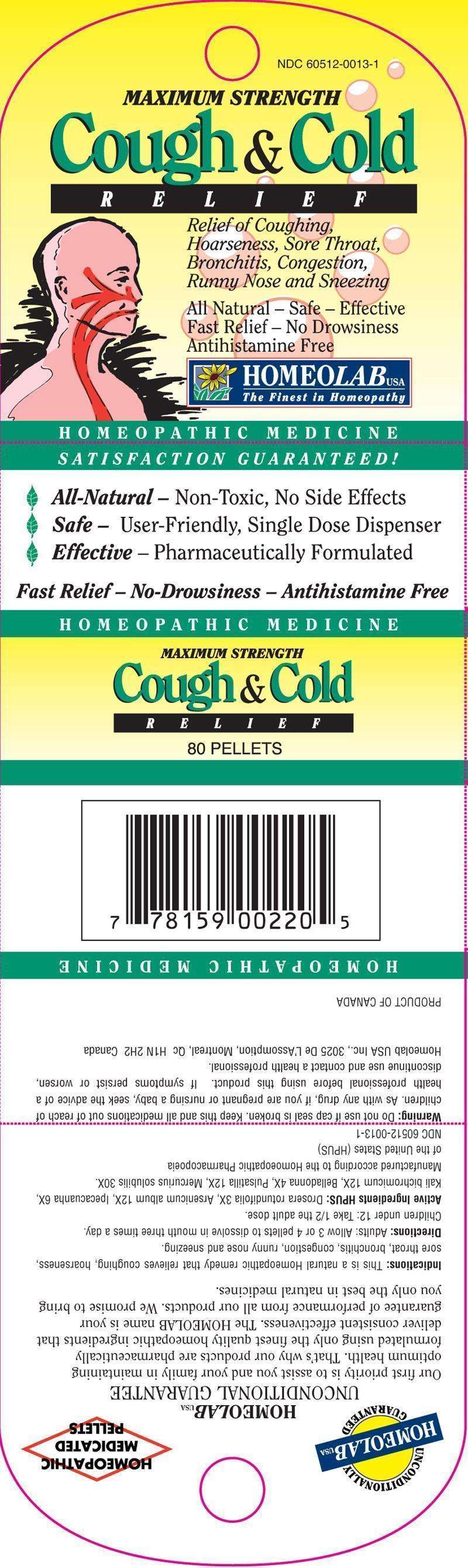 COUGH AND COLD RELIEF