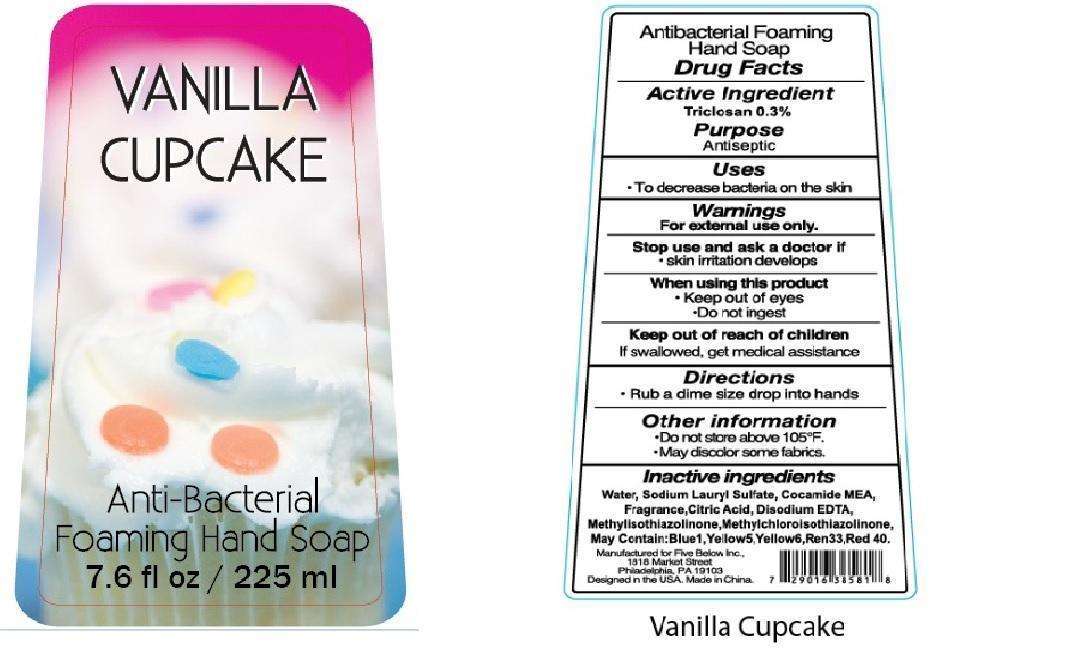 Vanilla Cupcake Anti Bacterial Foaming Hand