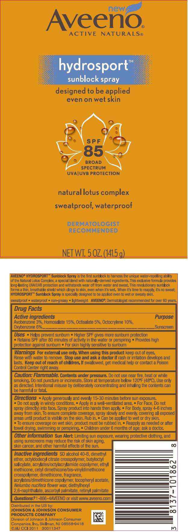 Aveeno Active Naturals Hydrosport Sunblock