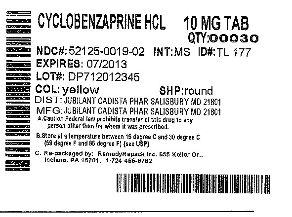 cyclobenzaprine hydrochloride