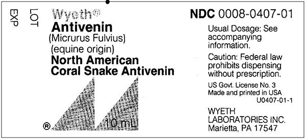 ANTIVENIN (MICRURUS FULVIUS)