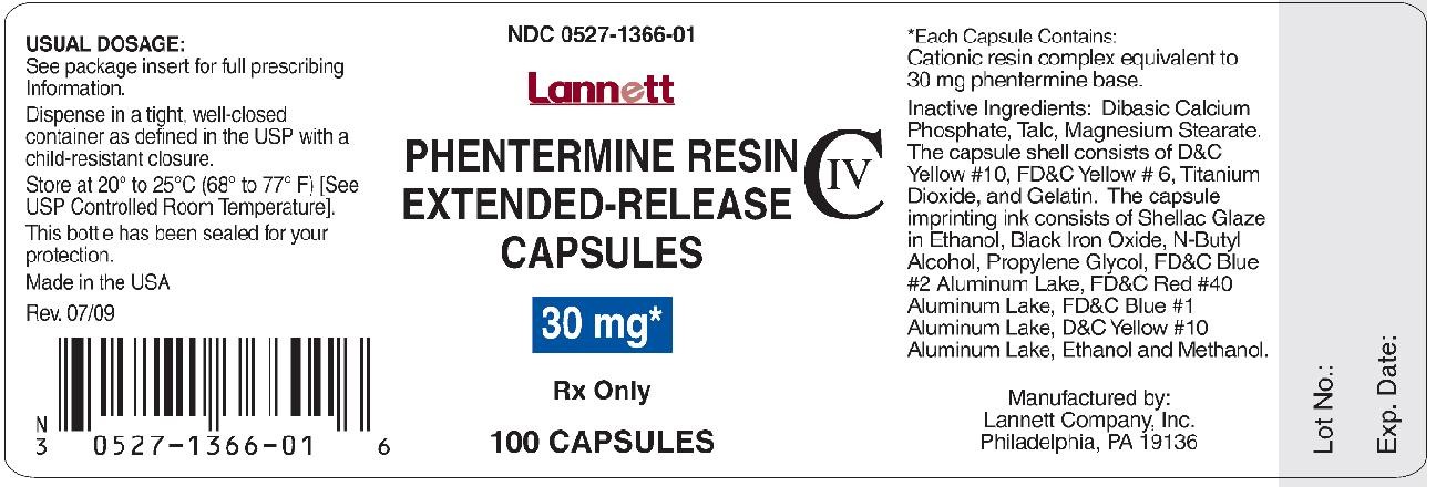 Phentermine Resin