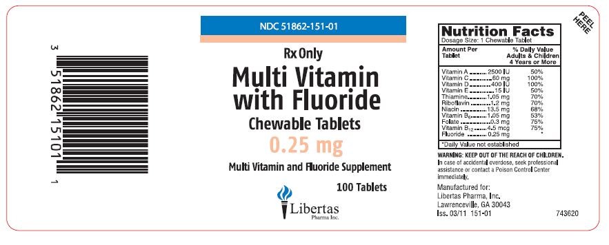 Multi-Vitamin With Fluoride