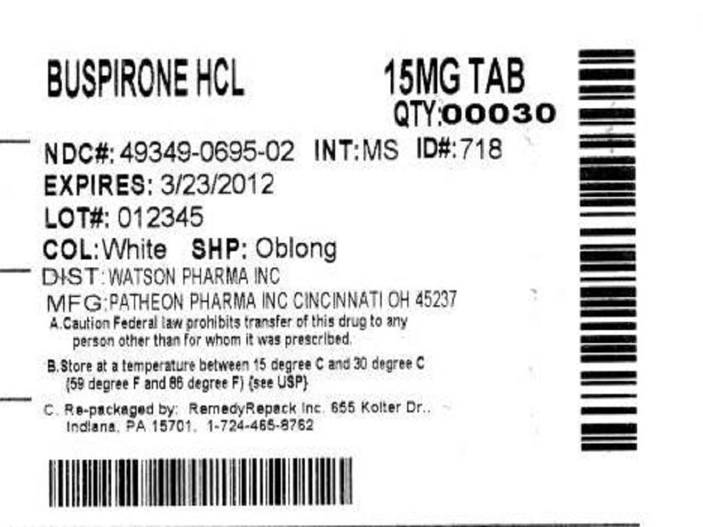 Buspirone Hydrochloride