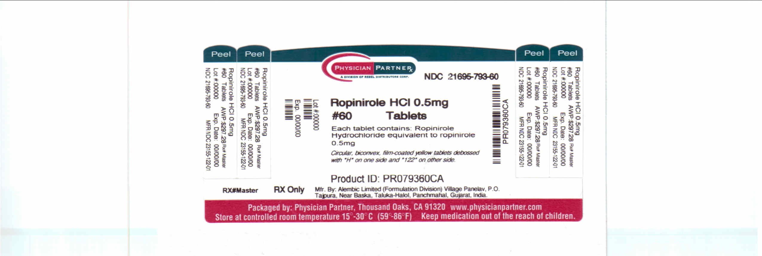 ropinirole hydrochloride