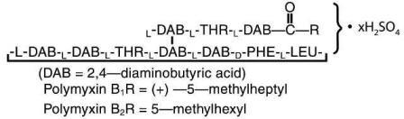 NEOMYCIN AND POLYMYXIN B SULFATES AND DEXAMETHASONE