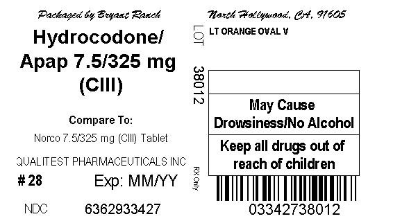 hydrocodone bitartrate and acetaminophen