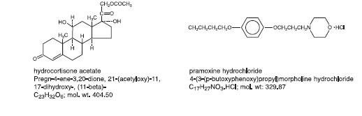 hydrocortisone acetate pramoxine HCl