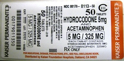 Hydrocodone Bitartrate And Acetaminophen