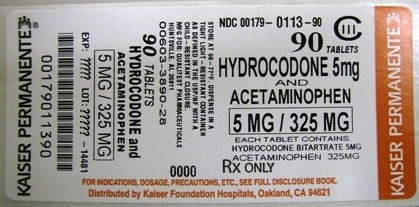 Hydrocodone Bitartrate And Acetaminophen