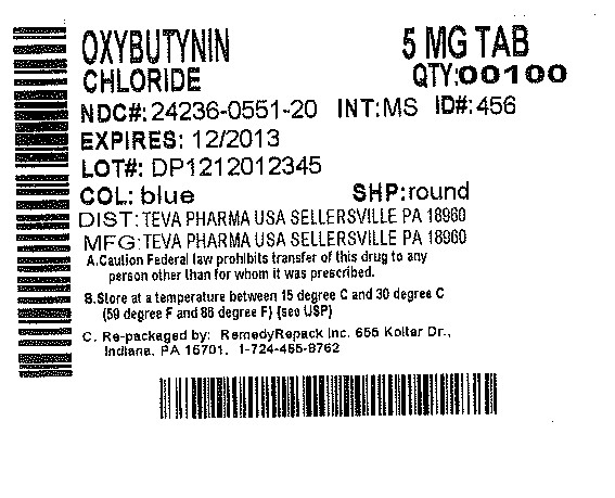 Oxybutynin Chloride