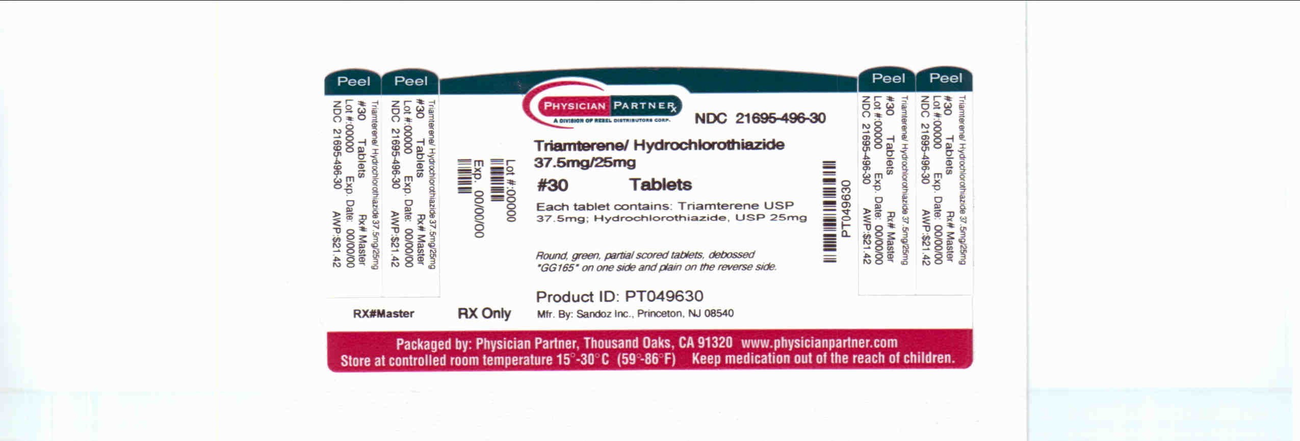 Triamterene hydrochlorothiazide