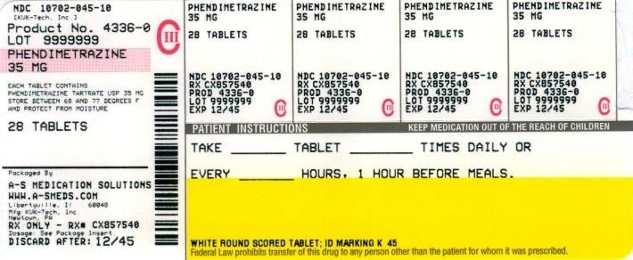 Phendimetrazine Tartrate