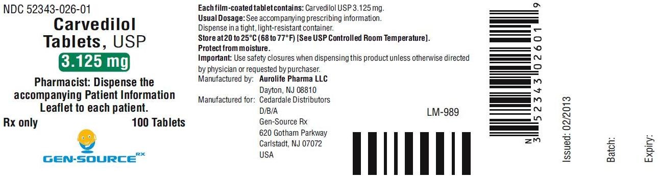 Carvedilol