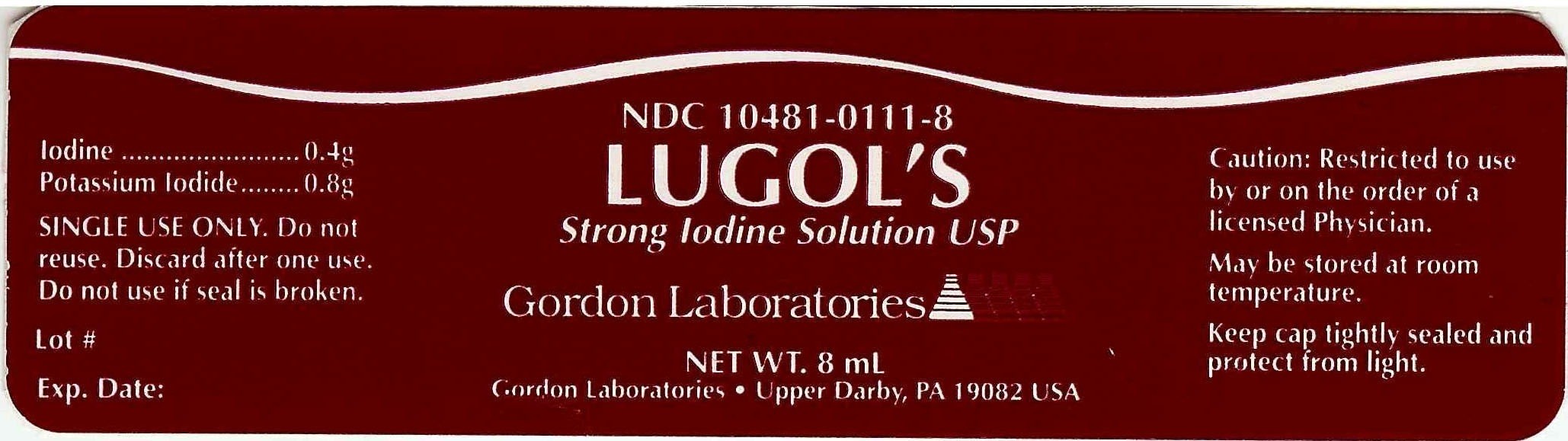 LUGOLS SOLUTION