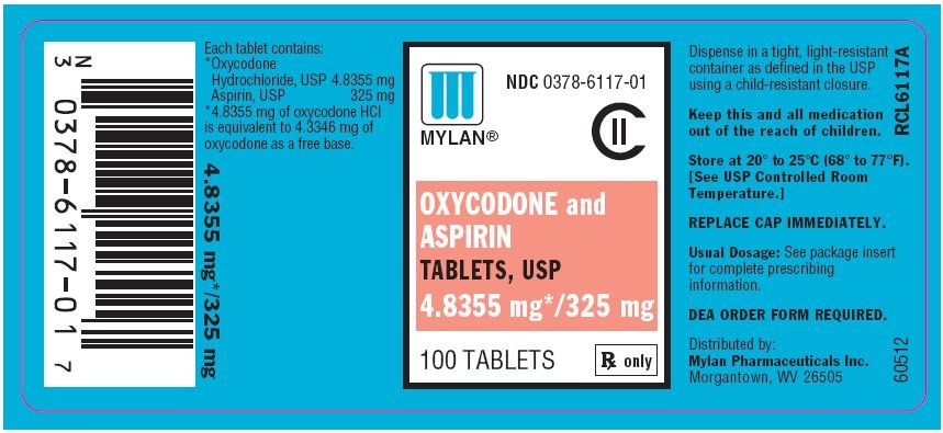 Oxycodone Hydrochloride and Aspirin