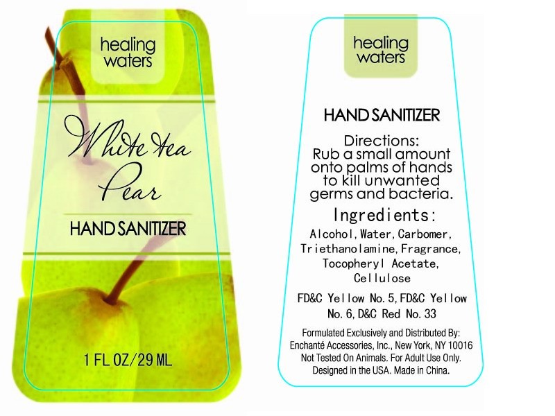 Healing Waters White Tea Pear Hand Sanitizer