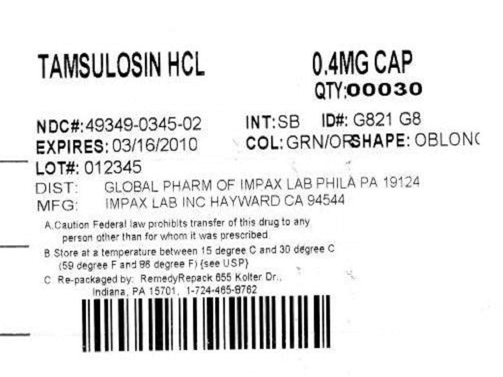 Tamsulosin Hydrochloride