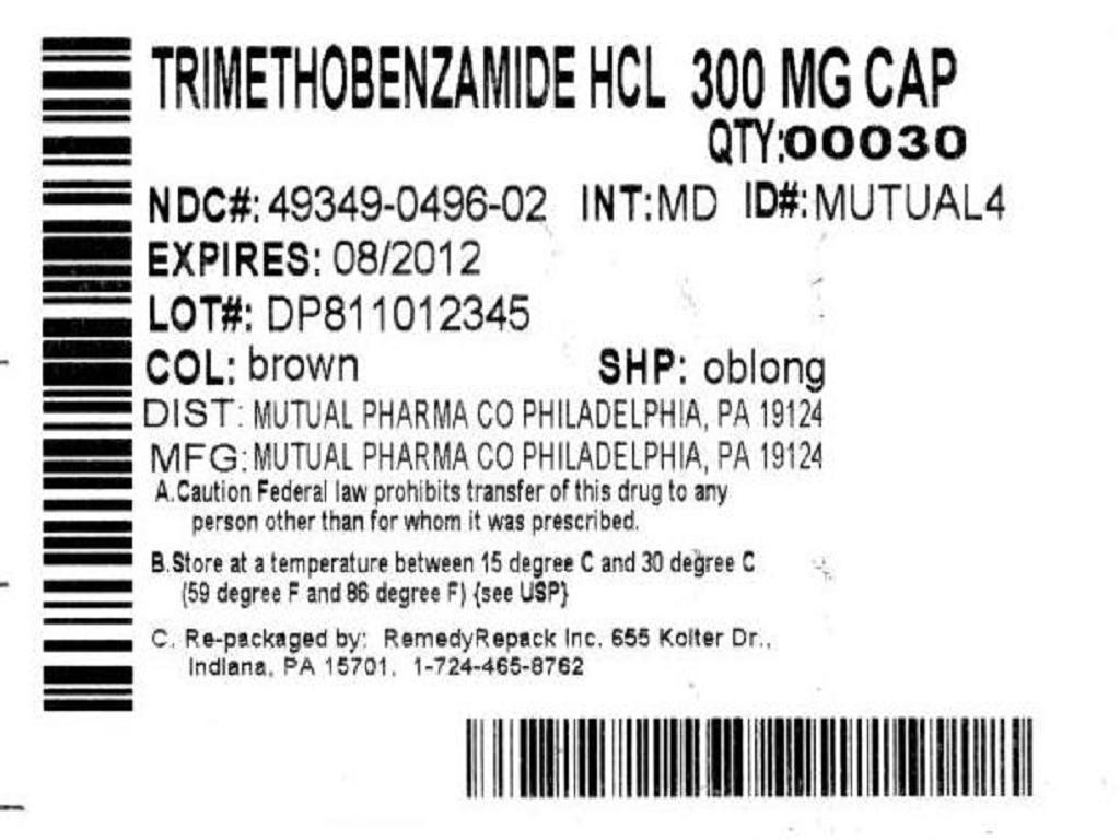 Trimethobenzamide Hydrochloride