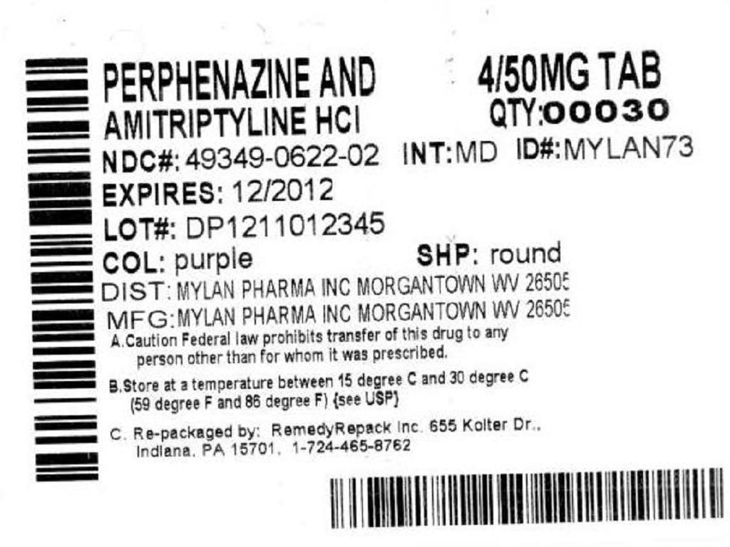 Perphenazine and Amitriptyline Hydrochloride