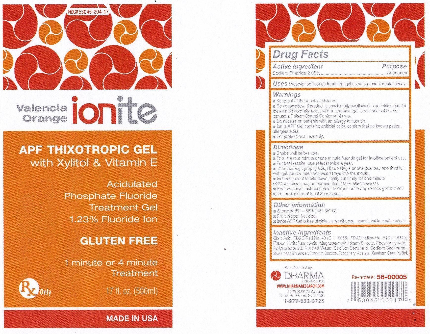 Ionite APF