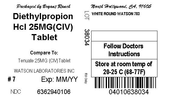 Diethylpropion HCl Immediate-Release