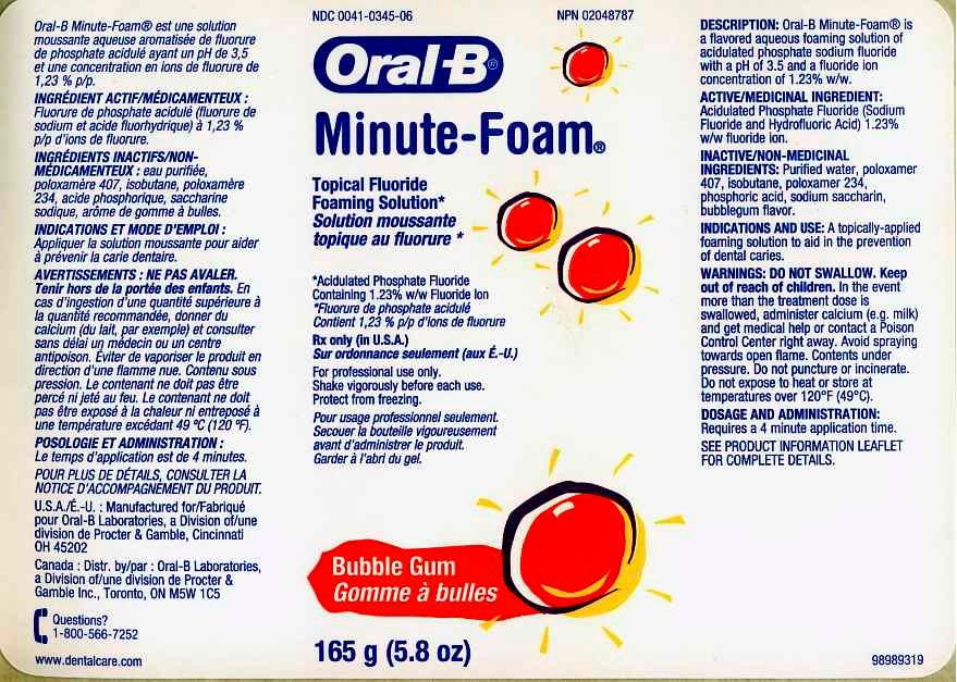 Oral-B Minute-Foam Bubble Gum