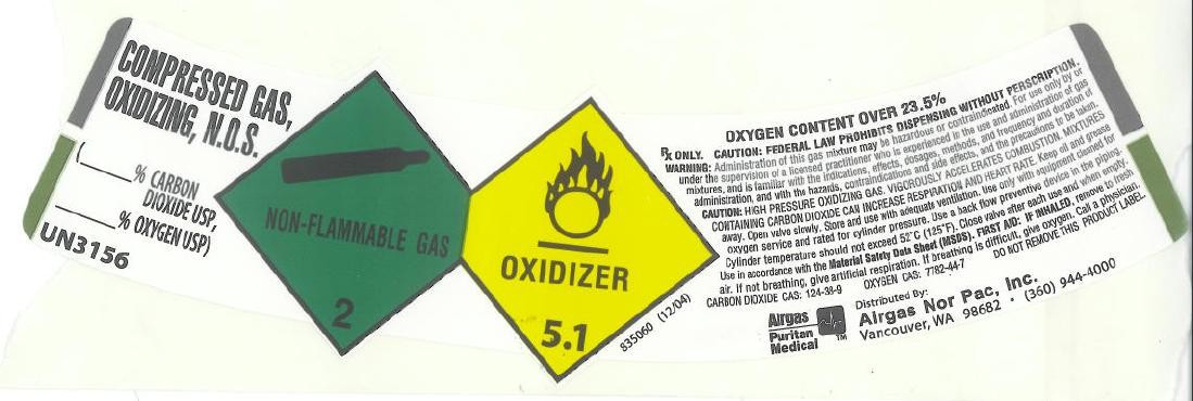 Carbon Dioxide Oxygen Mix