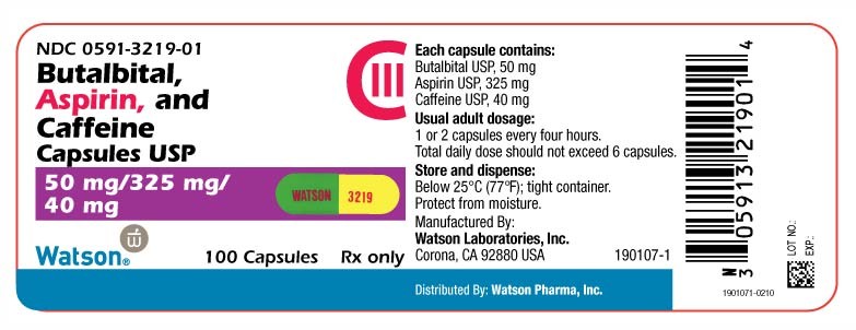 Butalbital, Aspirin, and Caffeine