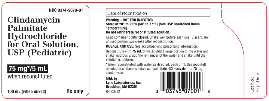 CLINDAMYCIN PALMITATE HYDROCHLORIDE