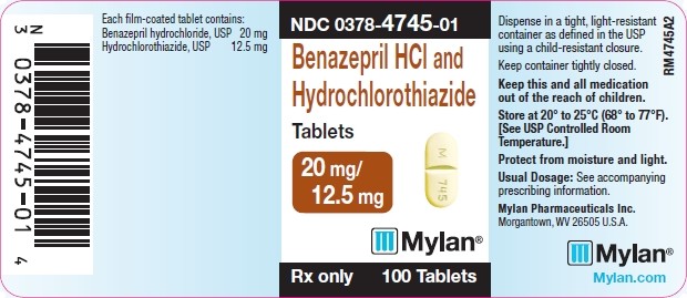 Benazepril Hydrochloride and Hydrochlorothiazide