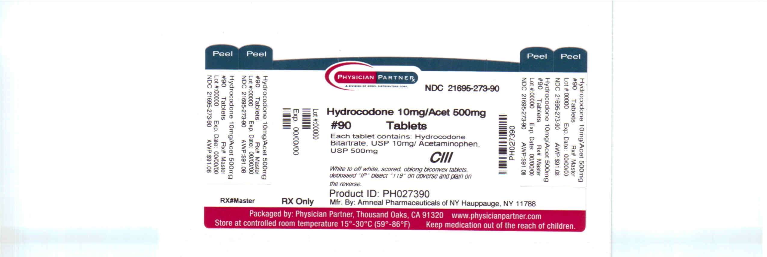 Hydrocodone Bitartrate and Acetaminophen