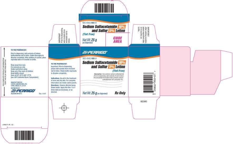 Perrigo Sodium Sulfacetamide and Sulfur