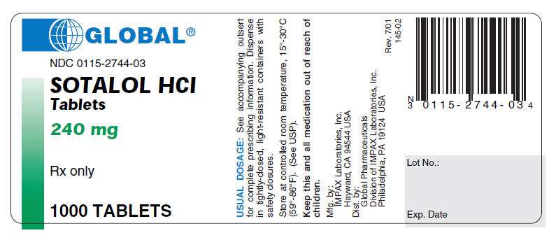 SOTALOL HYDROCHLORIDE