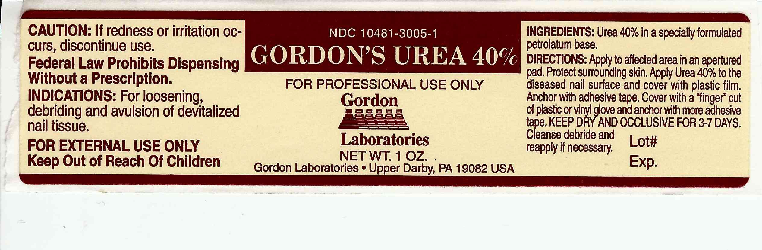 GORDONS UREA 40