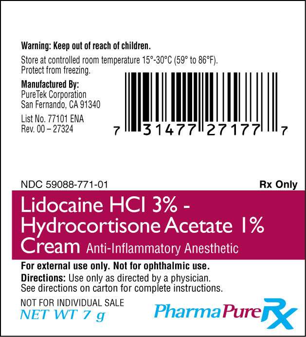 Lidocaine HCl  - Hydrocortisone Acetate