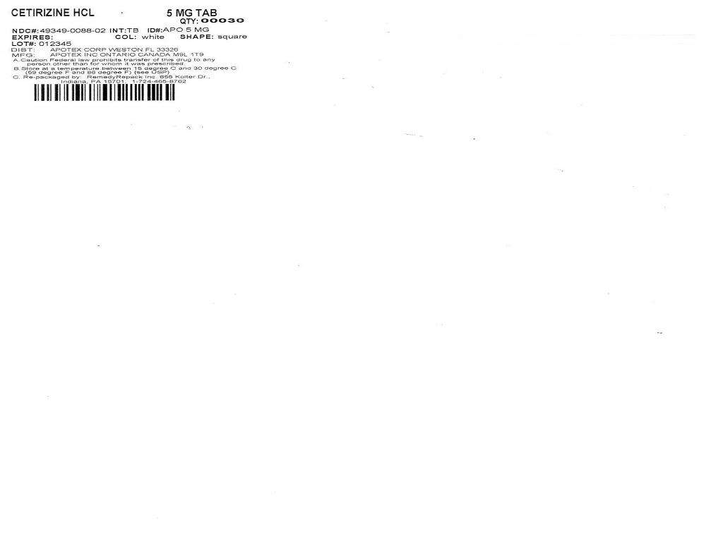 CETIRIZINE HYDROCHLORIDE