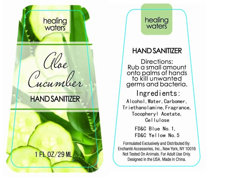 Healing Waters Aloe Cucumber Hand Sanitizer