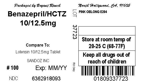 Benazepril Hydrochloride and Hydrochlorothiazide