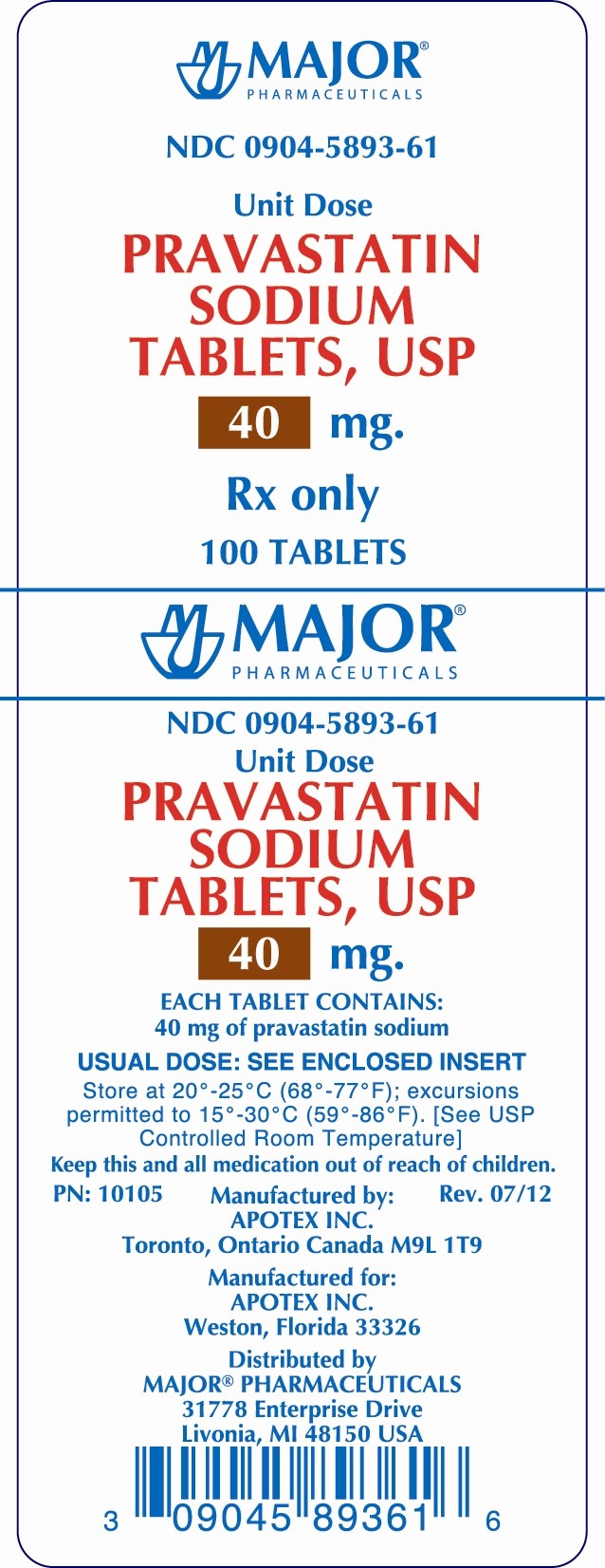 PRAVASTATIN SODIUM