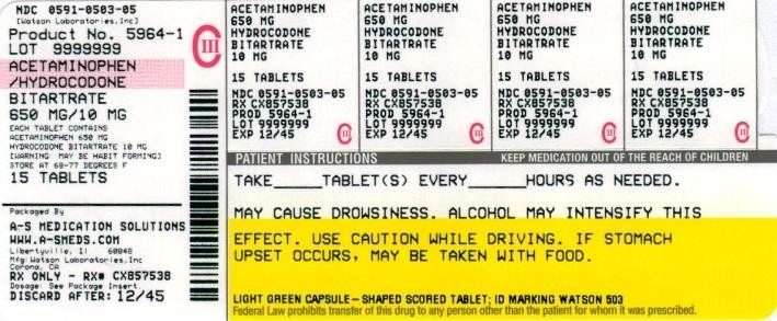 Hydrocodone Bitartrate and Acetaminophen