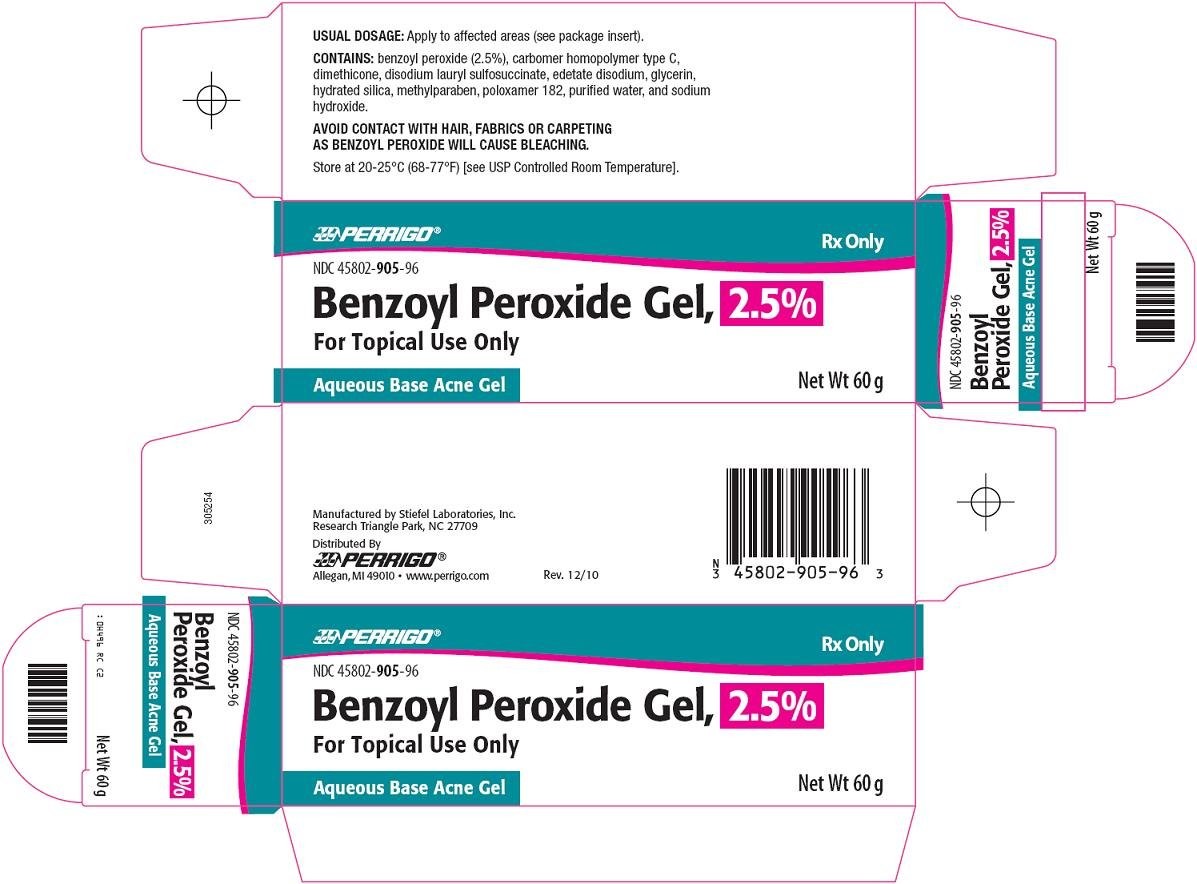 Benzoyl Peroxide Gel, 2.5. 