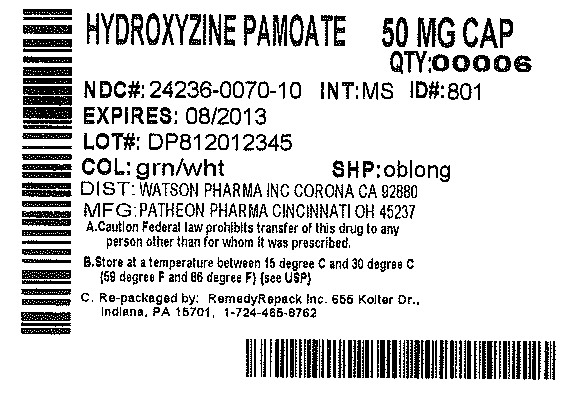 Hydroxyzine Pamoate