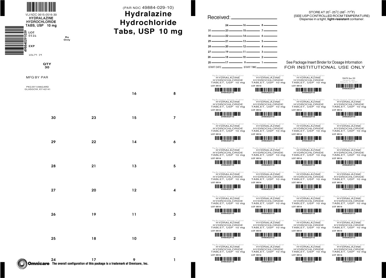 Hydralazine Hydrochloride