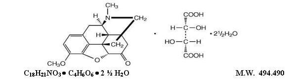 Hydrocodone Bitartrate and Acetaminophen